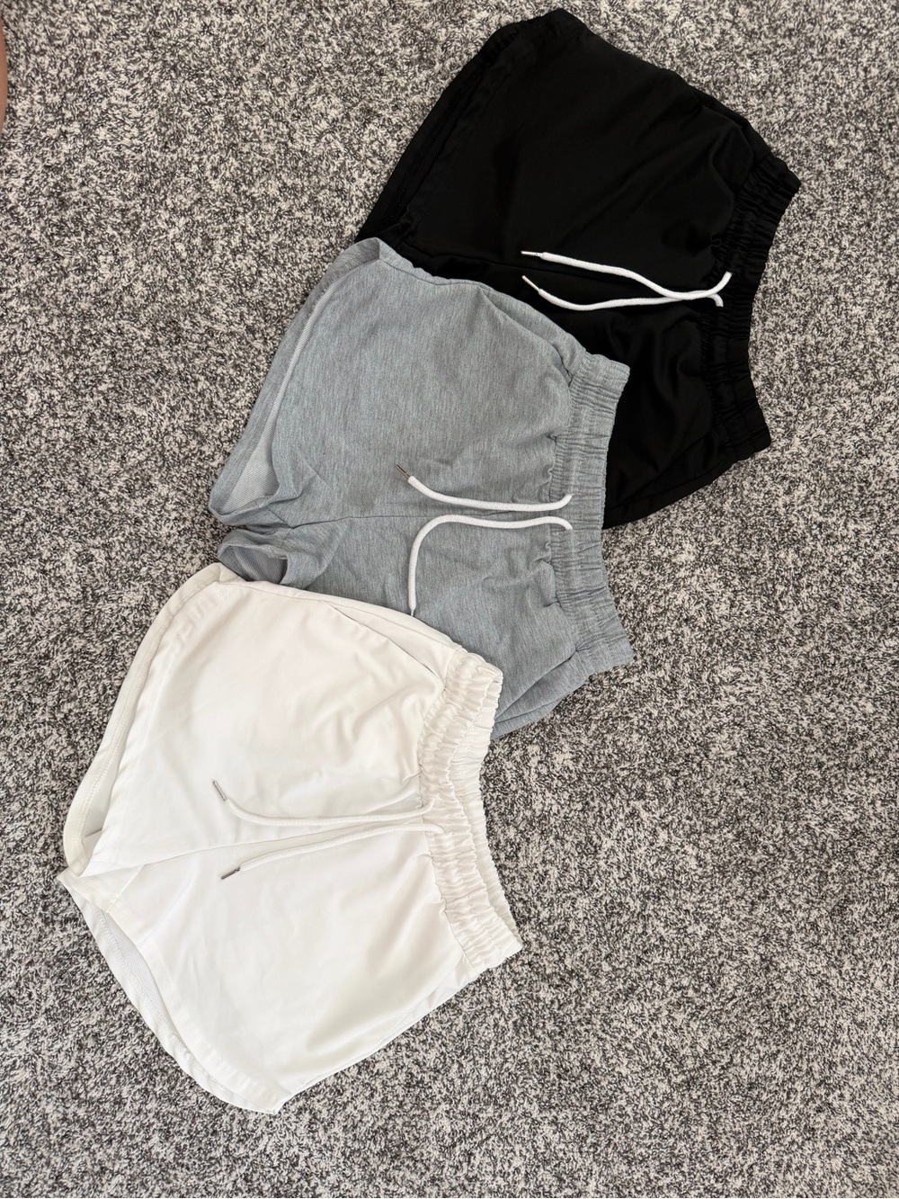 Everyday Women's Pull-On Lounge Shorts - Black, Gray, White